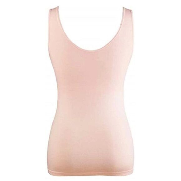 Rhonda Shear Lace Overlay Tank w/Shelf Braa XL - Picture 6 of 7